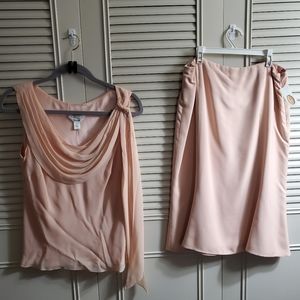 Talbot Silk 2 piece peach size 10 wedding outfit
